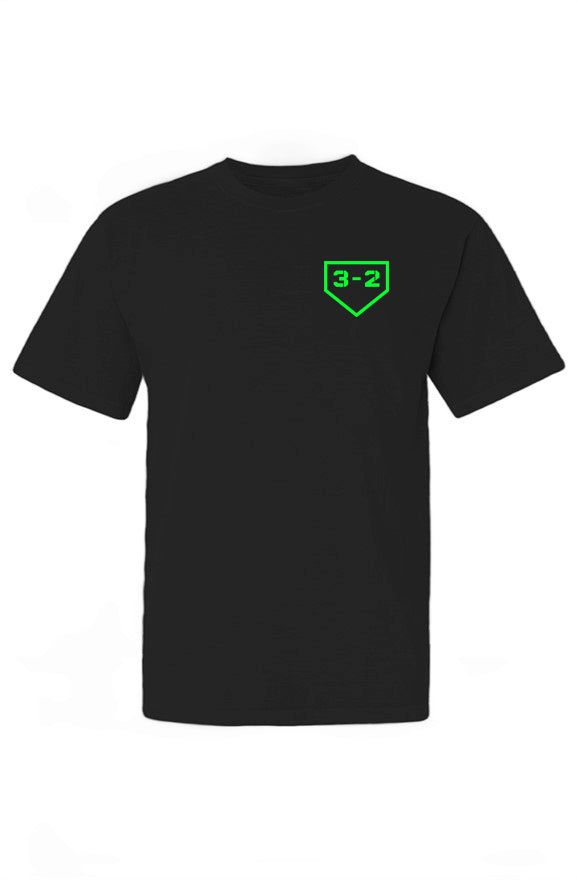 Fear & Arrogance Heavyweight Cotton Tee - Lime & B