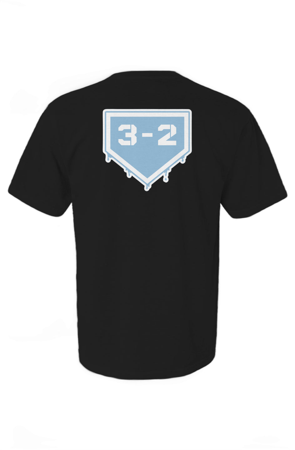 3-2 Drip Heavyweight Cotton Tee - Light Blue