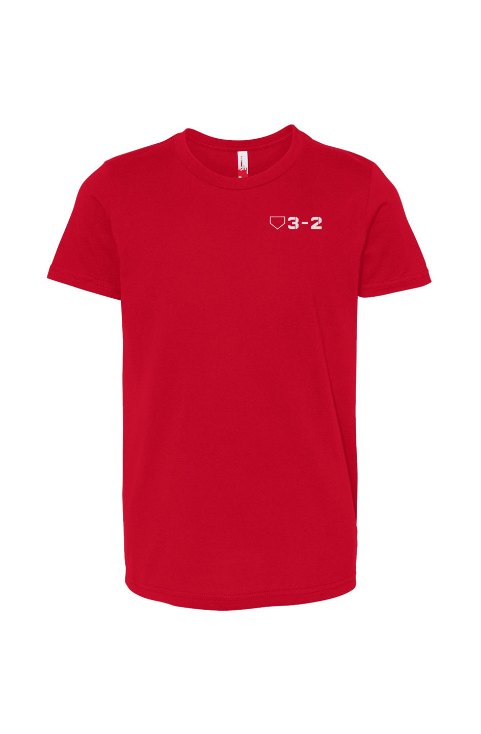 Classic 3-2 Youth Cotton Tee - White Logo