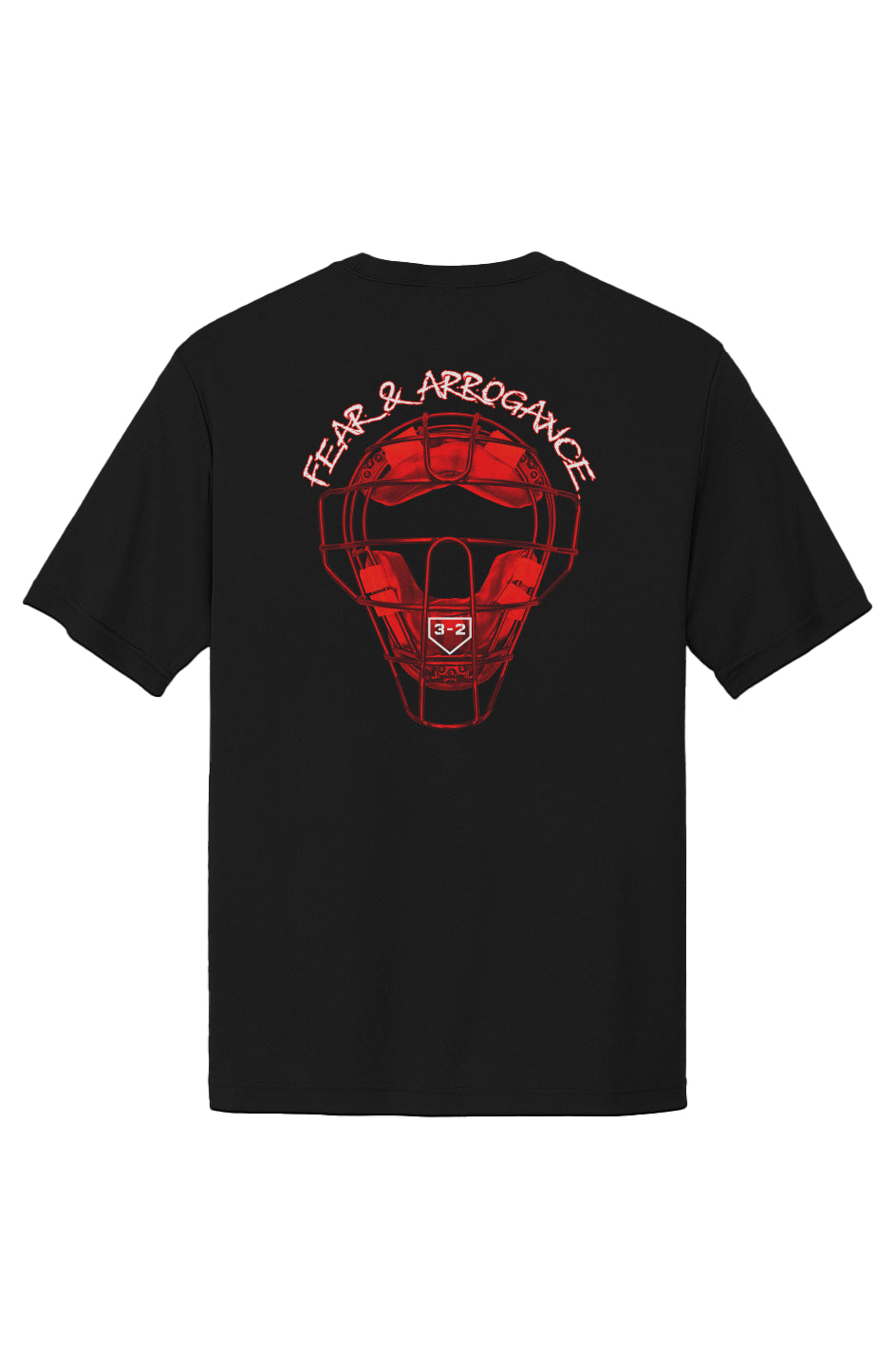 Fear & Arrogance Performance Tee - Red & White
