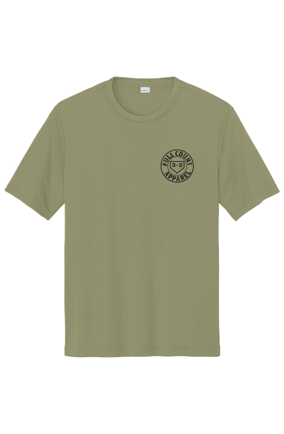 Circle Logo Performance Tee - Black