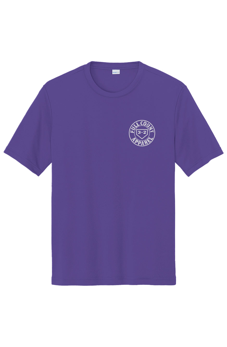 Circle Logo Performance Tee - White