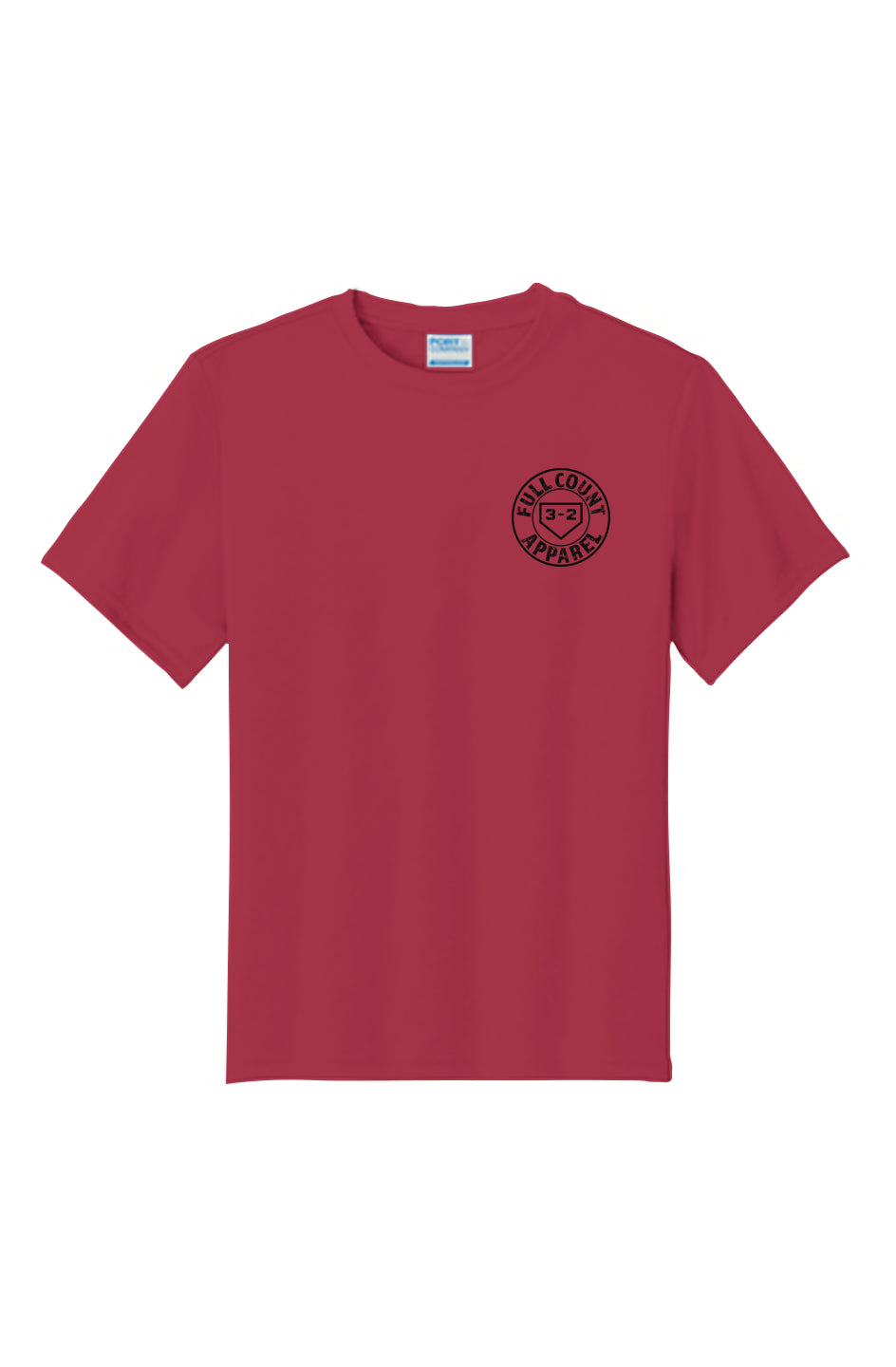 Circle Logo Youth Performance Tee - Black