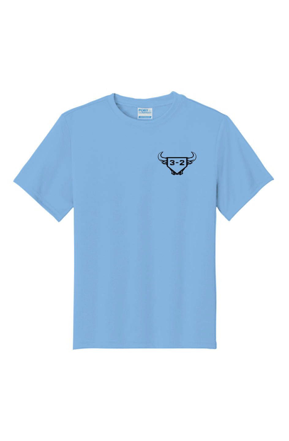 3-2 Bullpen Youth Performance Tee - Black