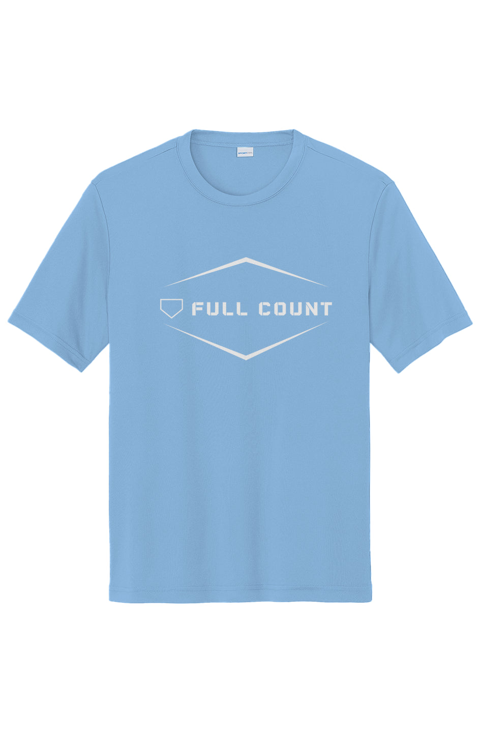 Full Count Performance Tee - White Logo