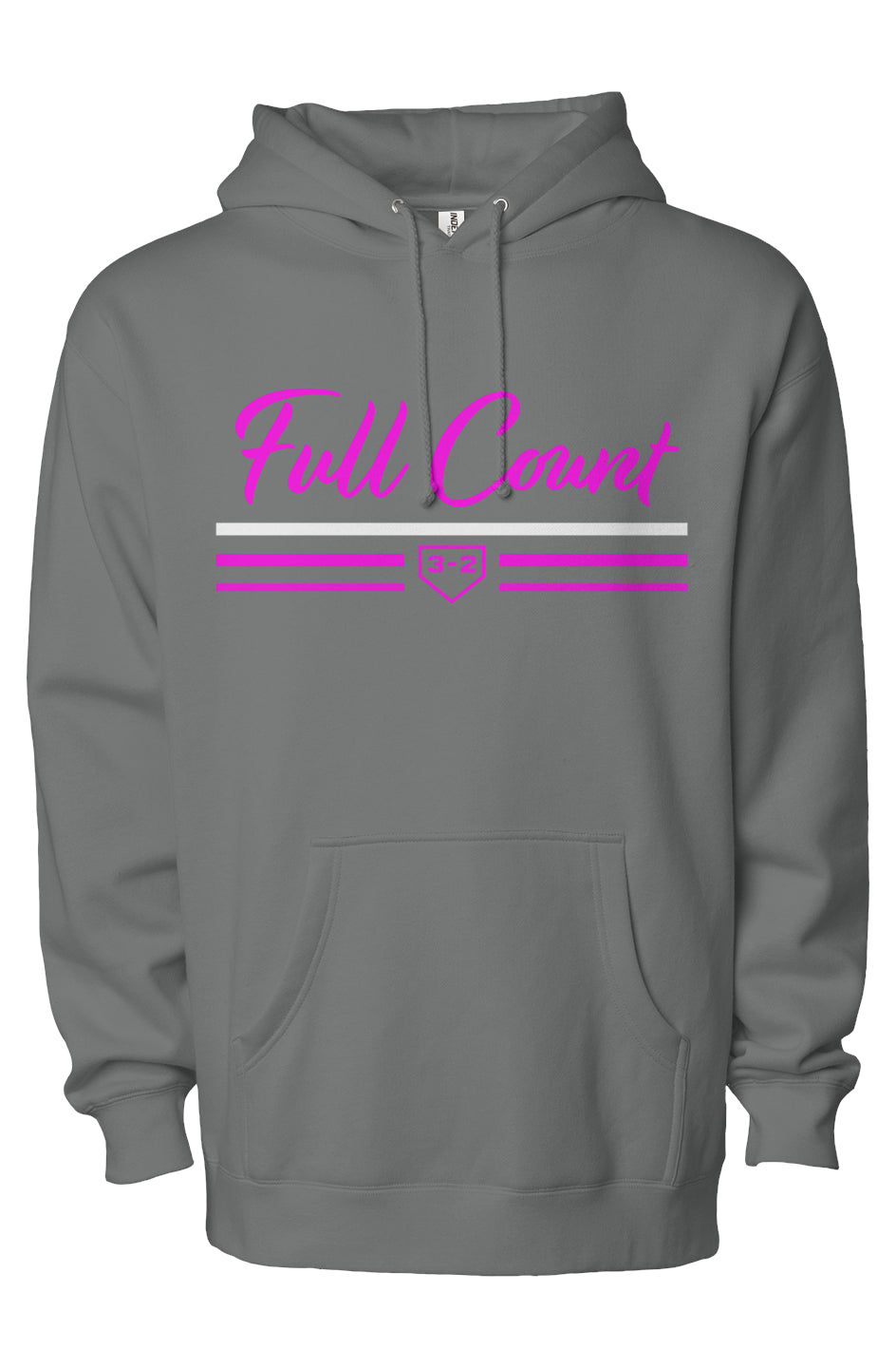 Full Count Bars Heavyweight Pullover Hoodie - Pink