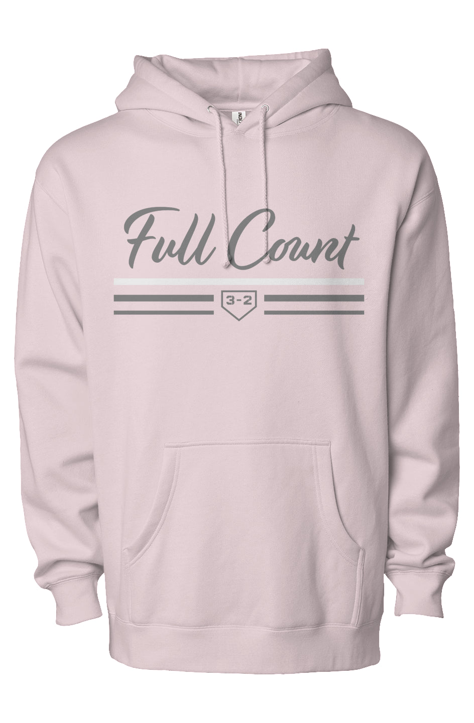Full Count Bars Heavyweight Pullover Hoodie - Gray