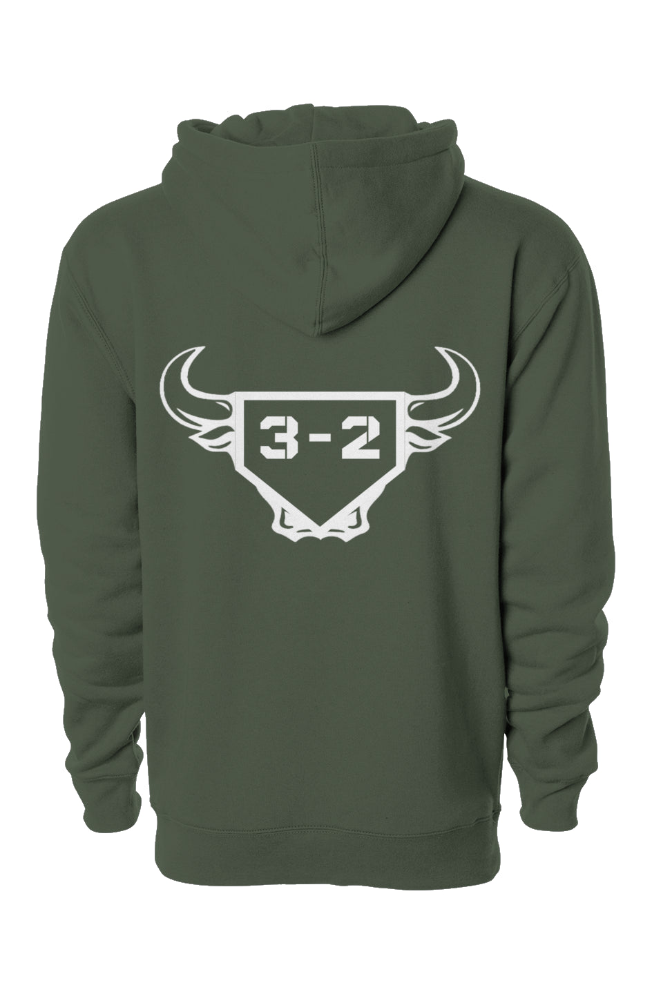 3-2 Bullpen Heavyweight Hoodie - White