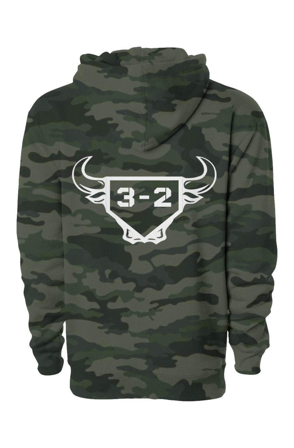 3-2 Bullpen Heavyweight Hoodie - White