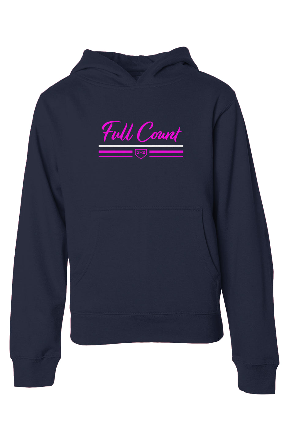 Full Count Bars Youth Hoodie - Pink
