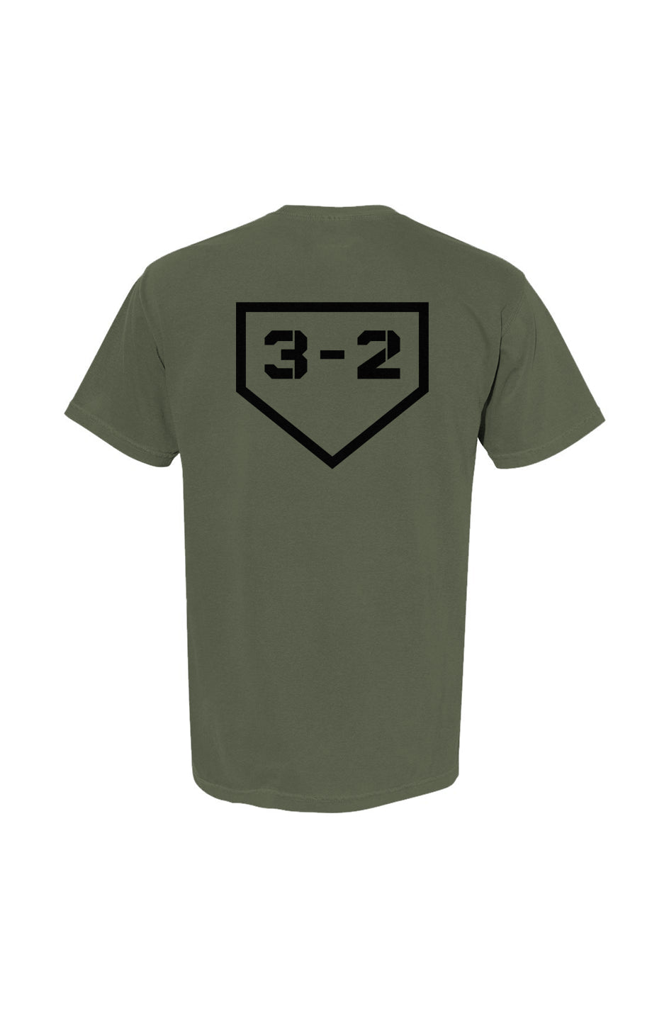 Classic 3-2 Heavyweight Cotton Pocket Tee - Black Logo