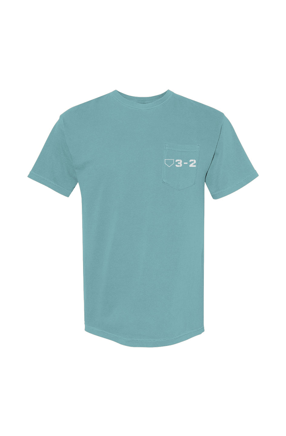 Classic 3-2 Heavyweight Cotton Pocket Tee - White Logo