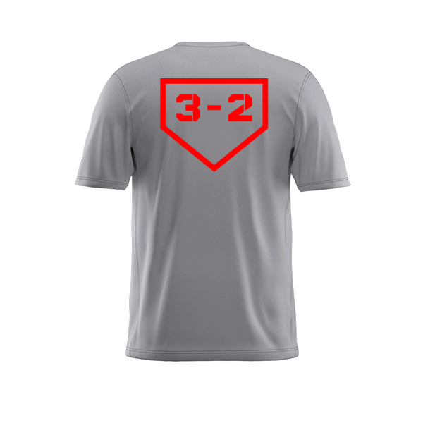 Classic 3-2 Youth Performance Tee - Red Logo