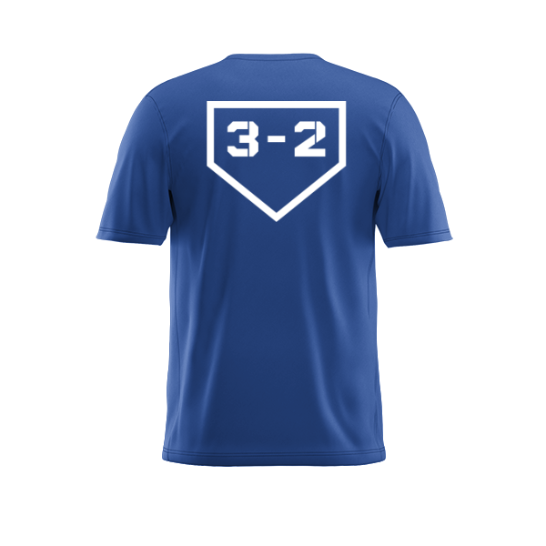 Classic 3-2 Performance Tee - White Logo