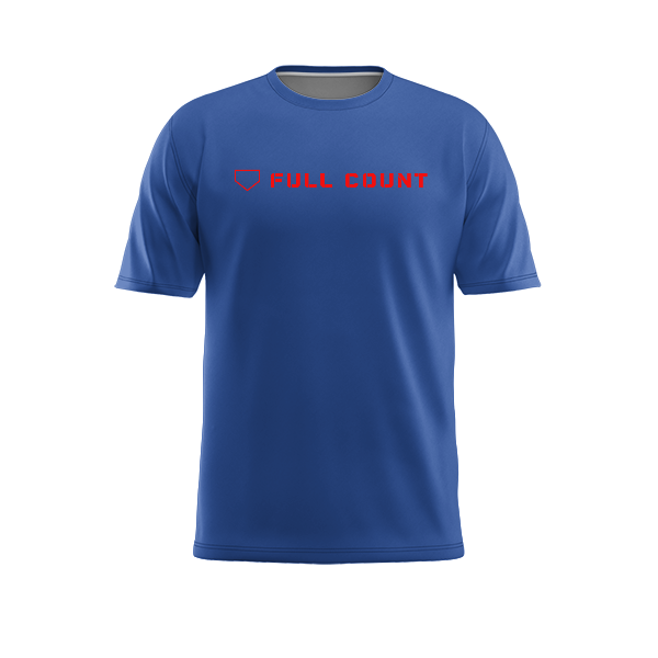 Full Count Performance Tee - Red Logo