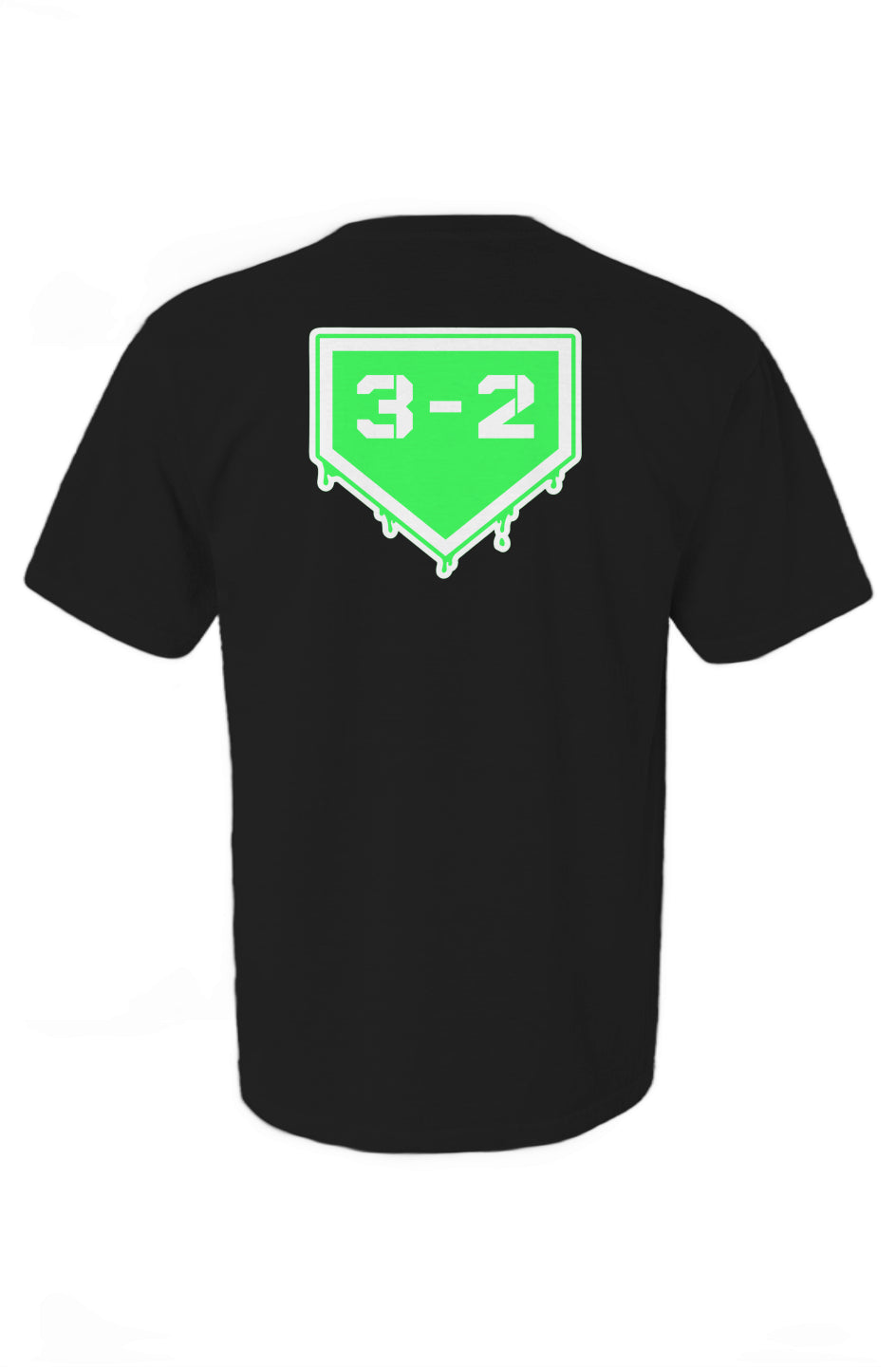 3-2 Drip Heavyweight Cotton Tee - Lime