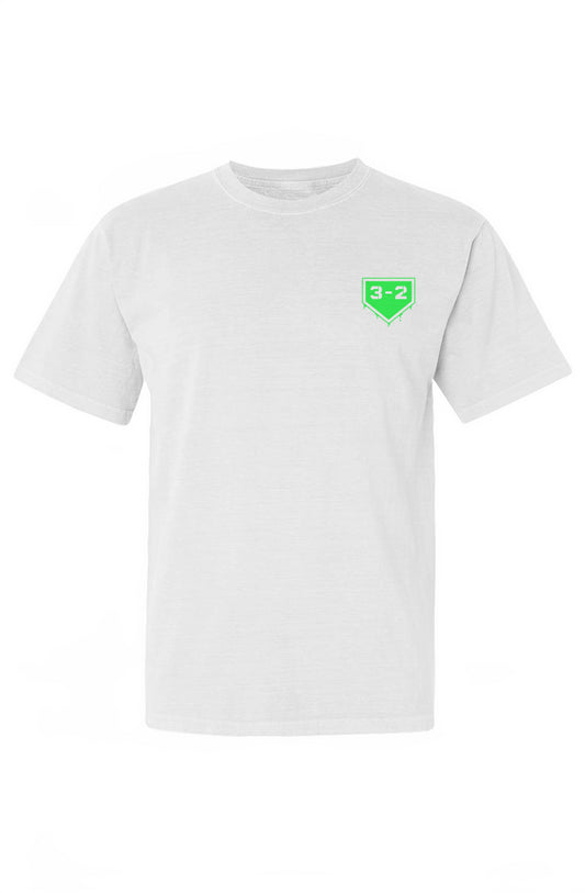 3-2 Drip Heavyweight Cotton Tee - Lime