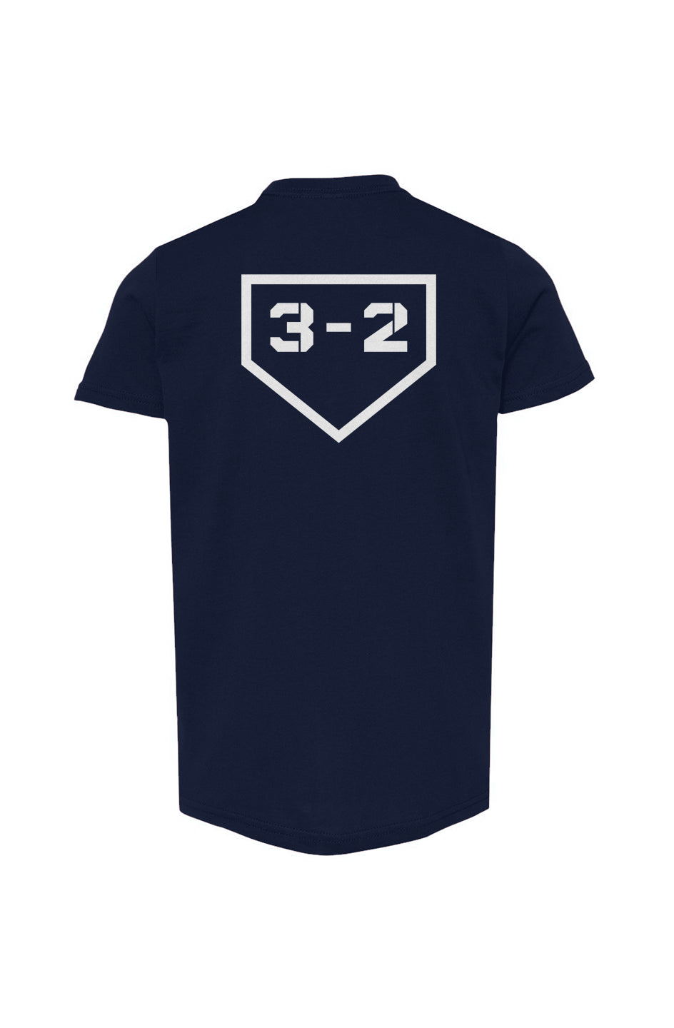 Classic 3-2 Youth Cotton Tee - White Logo