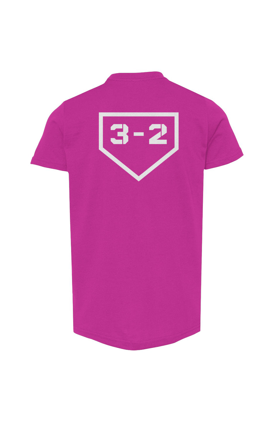 Classic 3-2 Youth Cotton Tee - White Logo