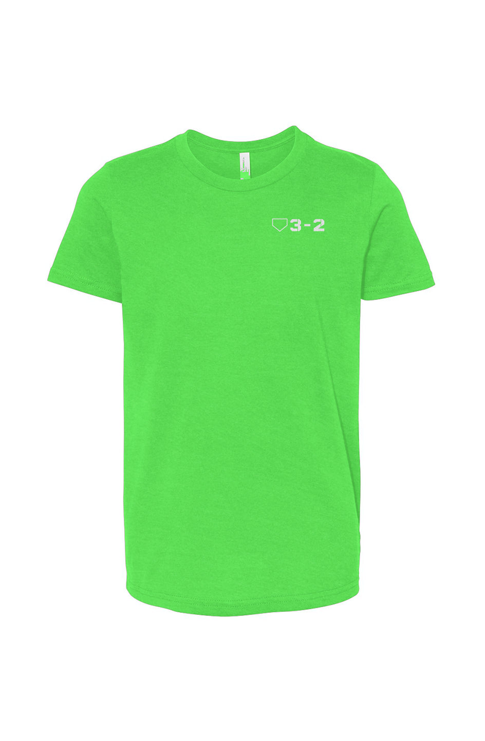 Classic 3-2 Youth Cotton Tee - White Logo