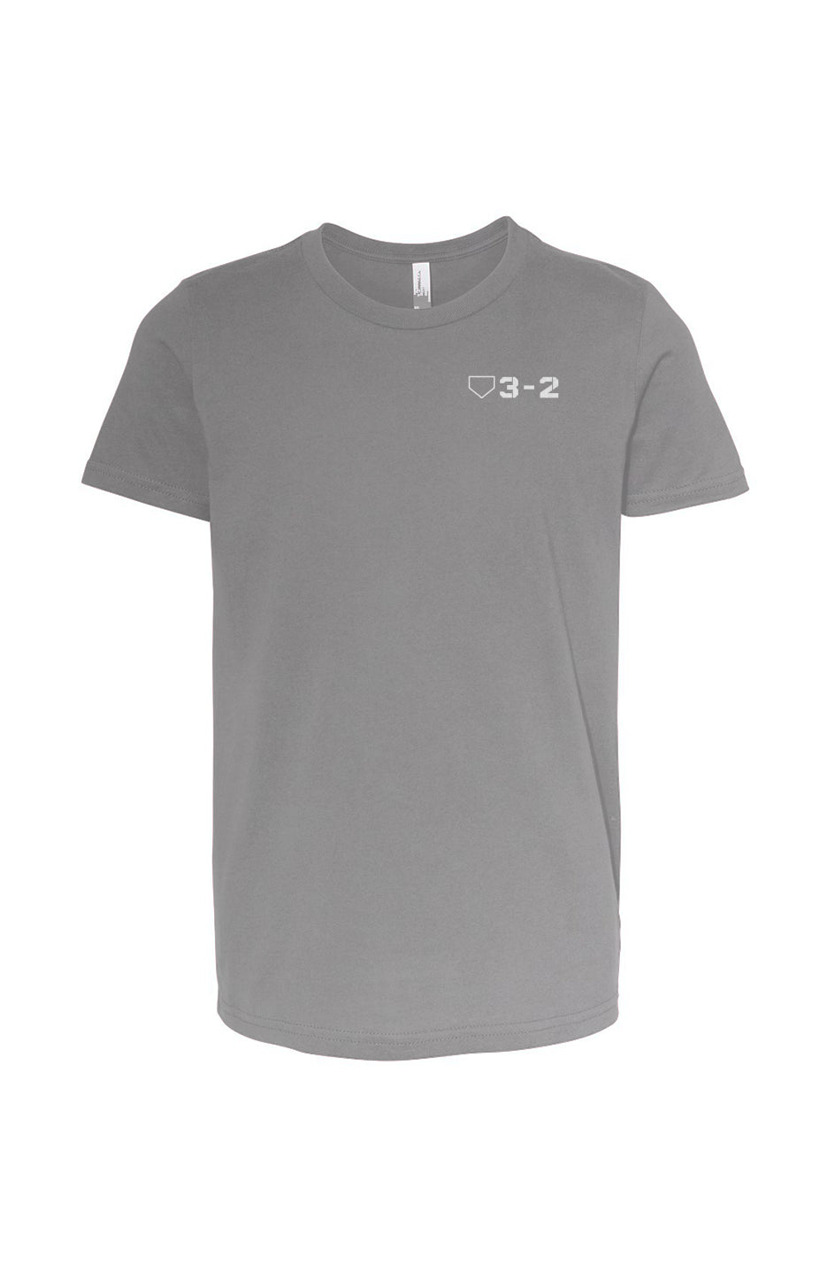 Classic 3-2 Youth Cotton Tee - White Logo