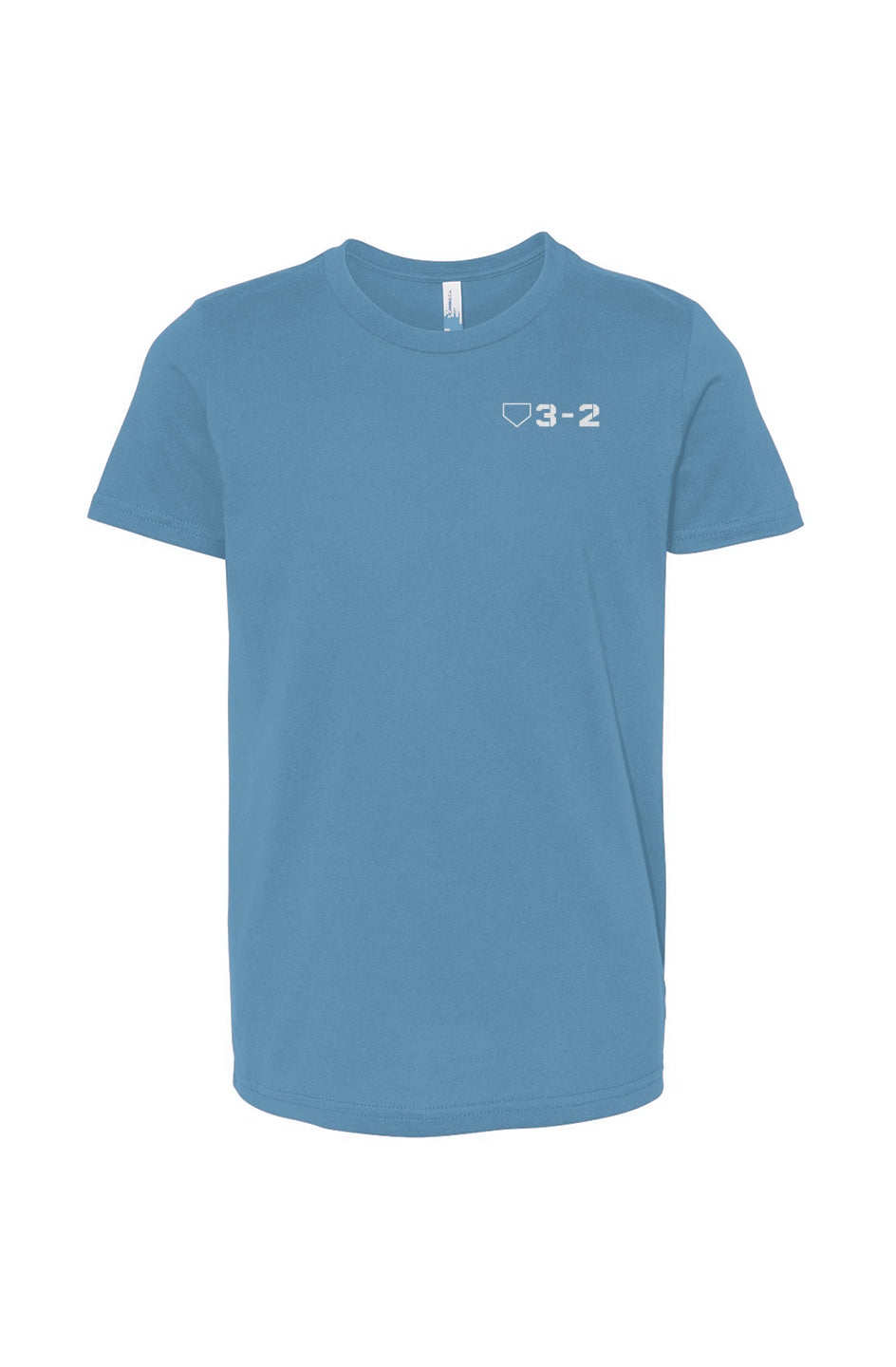 Classic 3-2 Youth Cotton Tee - White Logo