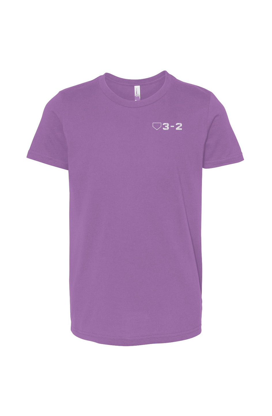 Classic 3-2 Youth Cotton Tee - White Logo