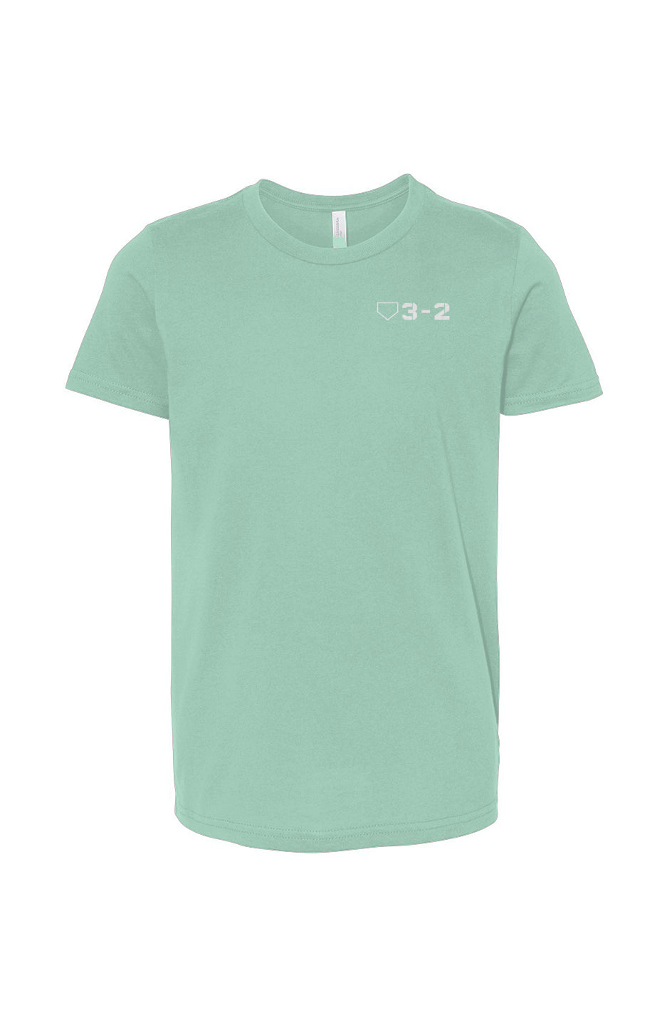 Classic 3-2 Youth Cotton Tee - White Logo