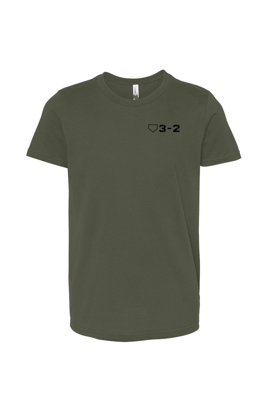 Classic 3-2 Youth Cotton Tee - Black Logo