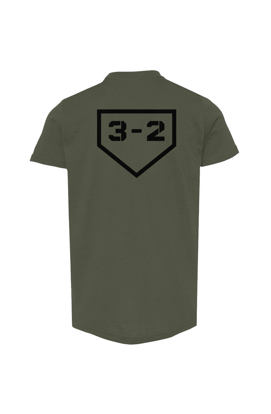 Classic 3-2 Youth Cotton Tee - Black Logo