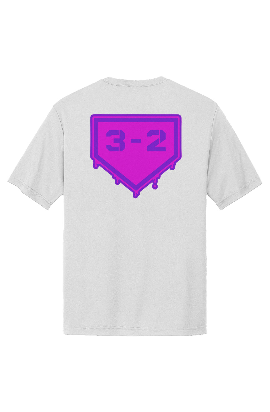 3-2 Drip Performance Tee - Pink & Purple
