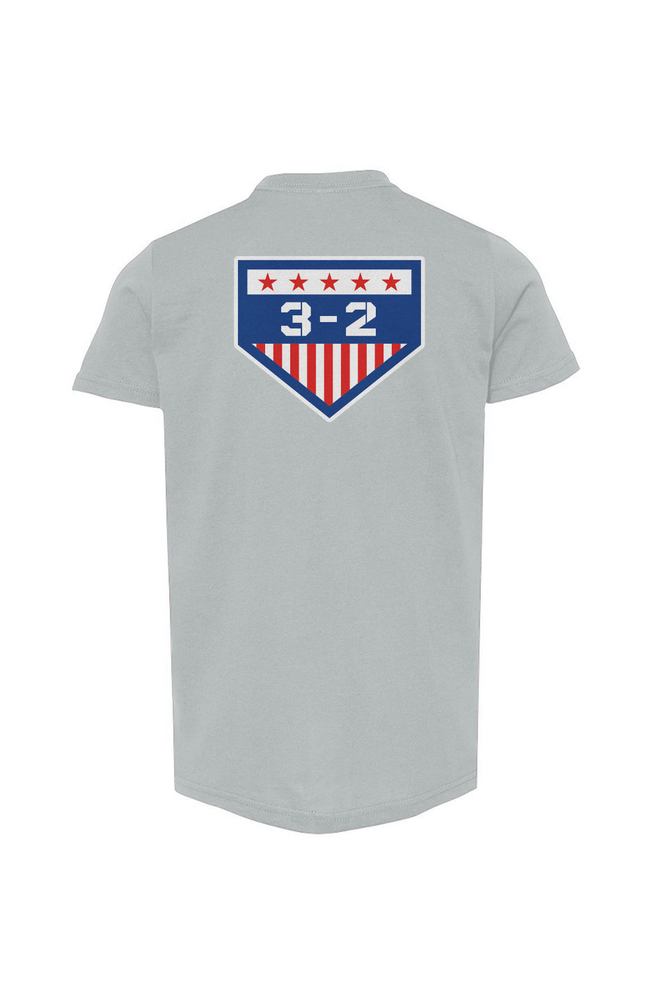 3-2 Red White & Blue Youth Cotton Tee