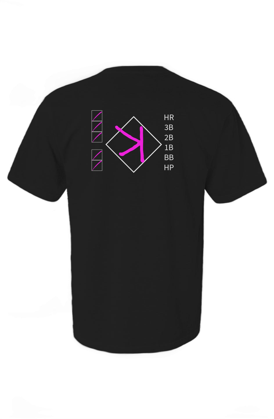 3-2 K Scorecard Heavyweight Cotton Tee - Pink