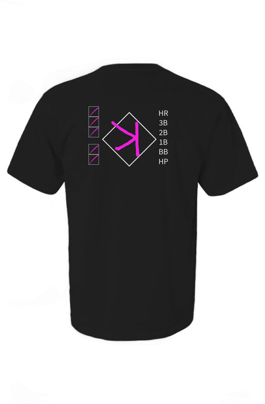 3-2 K Scorecard Heavyweight Cotton Tee - Pink