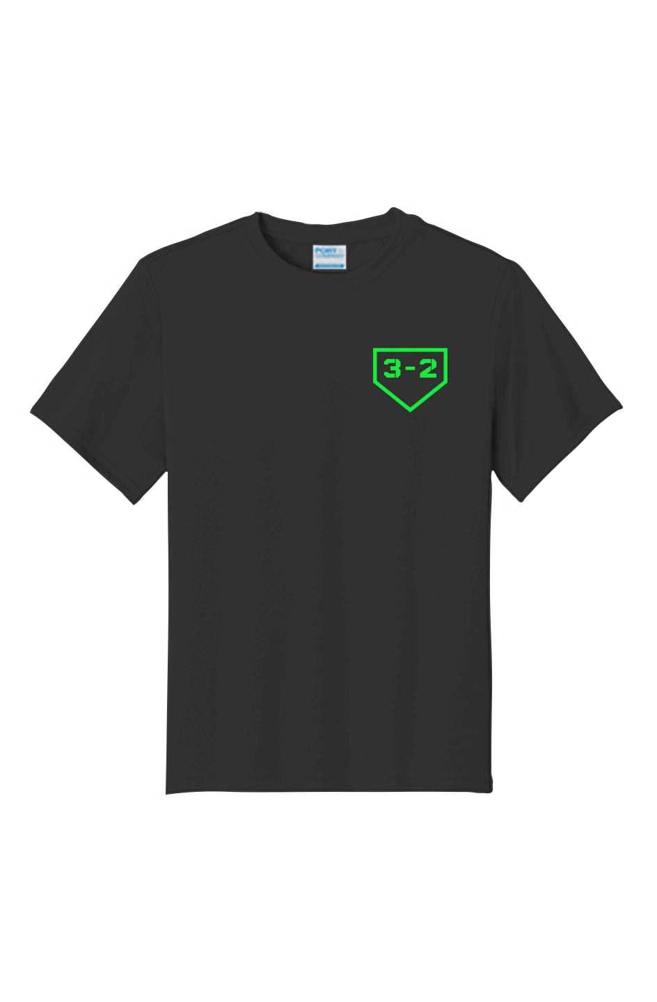 Fear & Arrogance Youth Performance Tee - Lime & Blue