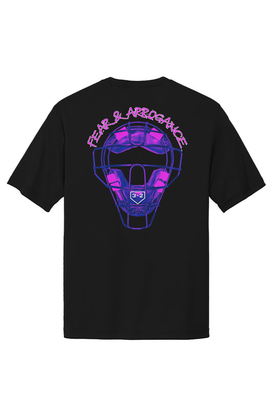 Fear & Arrogance Performance Tee - Pink & White