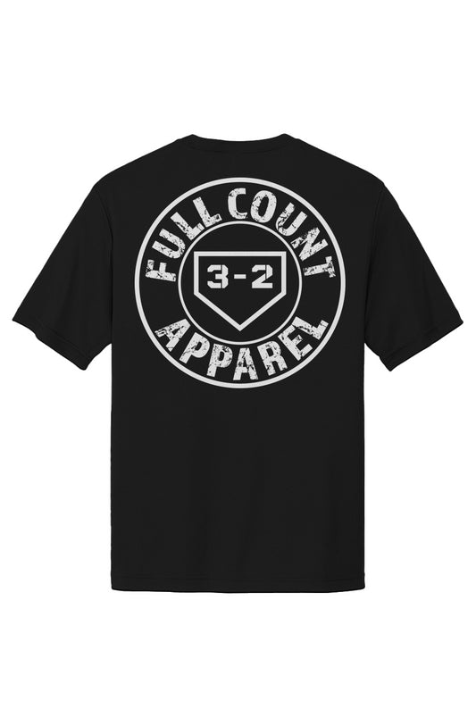 Circle Logo Performance Tee - White