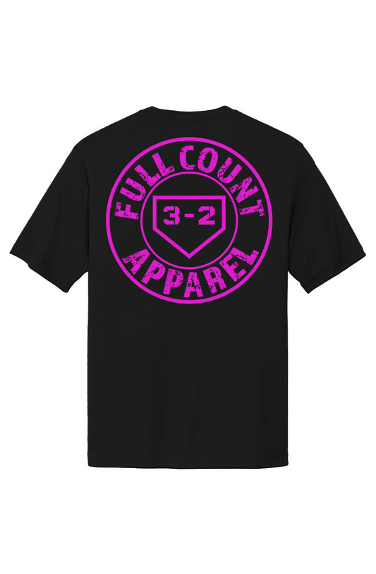 Circle Logo Performance Tee - Pink