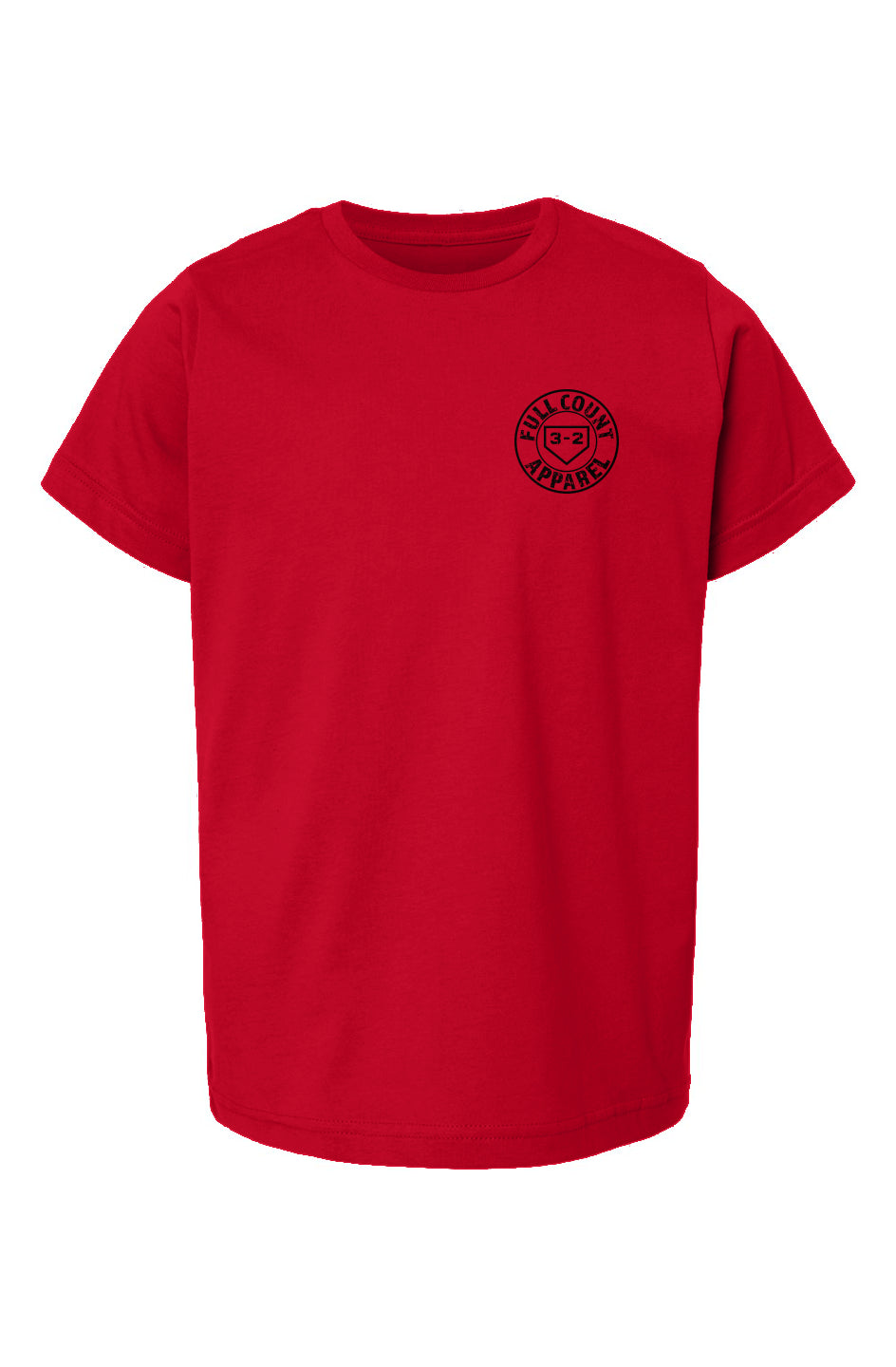 Circle Logo Youth Heavyweight Cotton Tee - Black