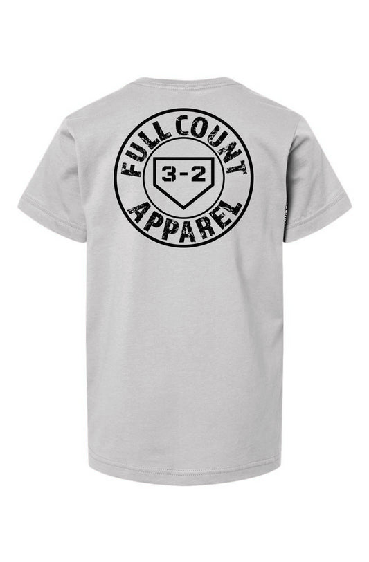 Circle Logo Youth Heavyweight Cotton Tee - Black