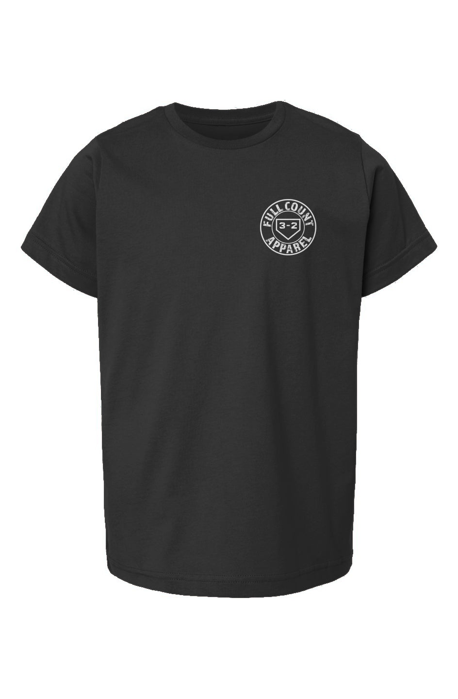 Circle Logo Youth Heavyweight Cotton Tee - White