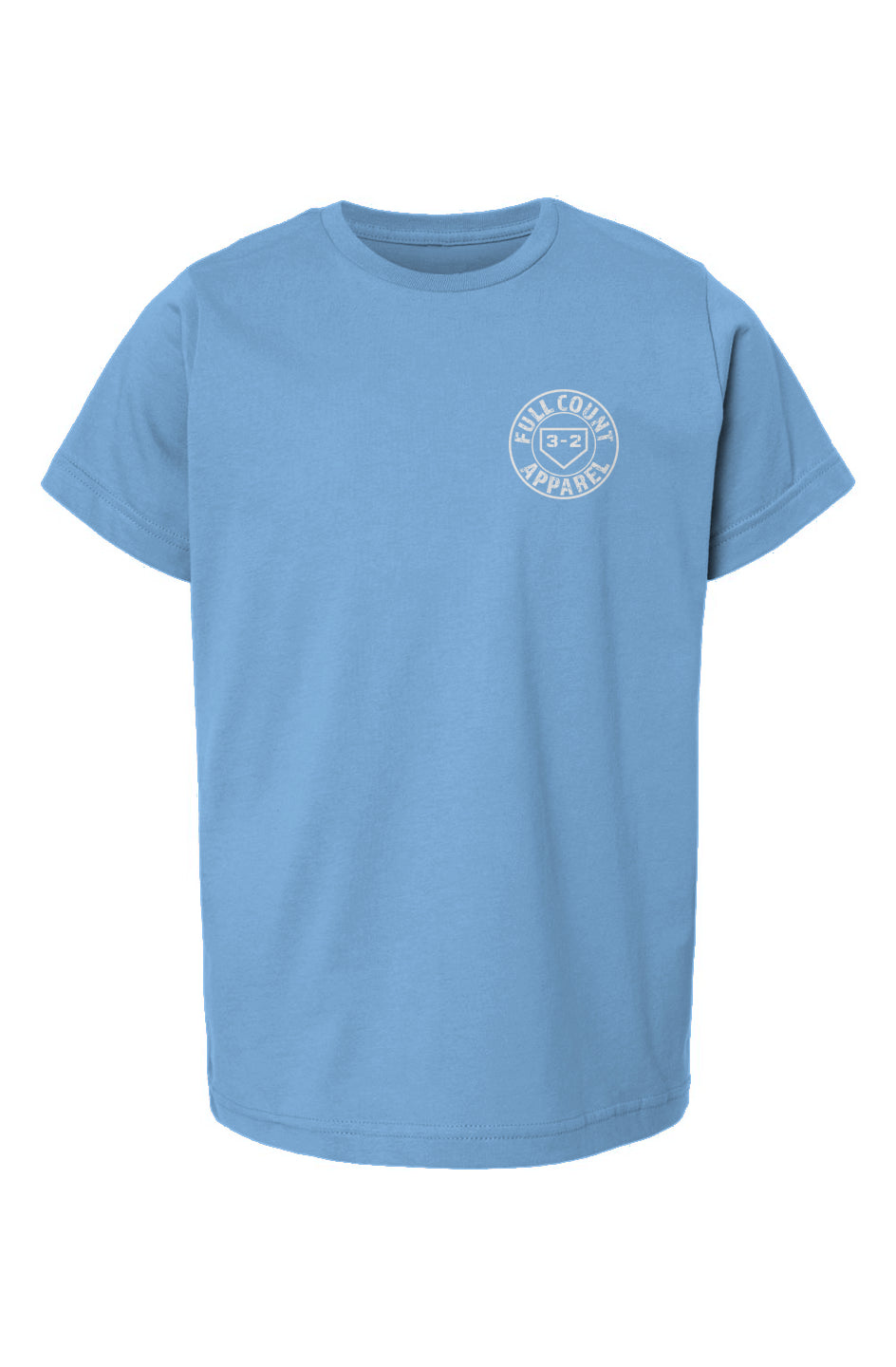 Circle Logo Youth Heavyweight Cotton Tee - White