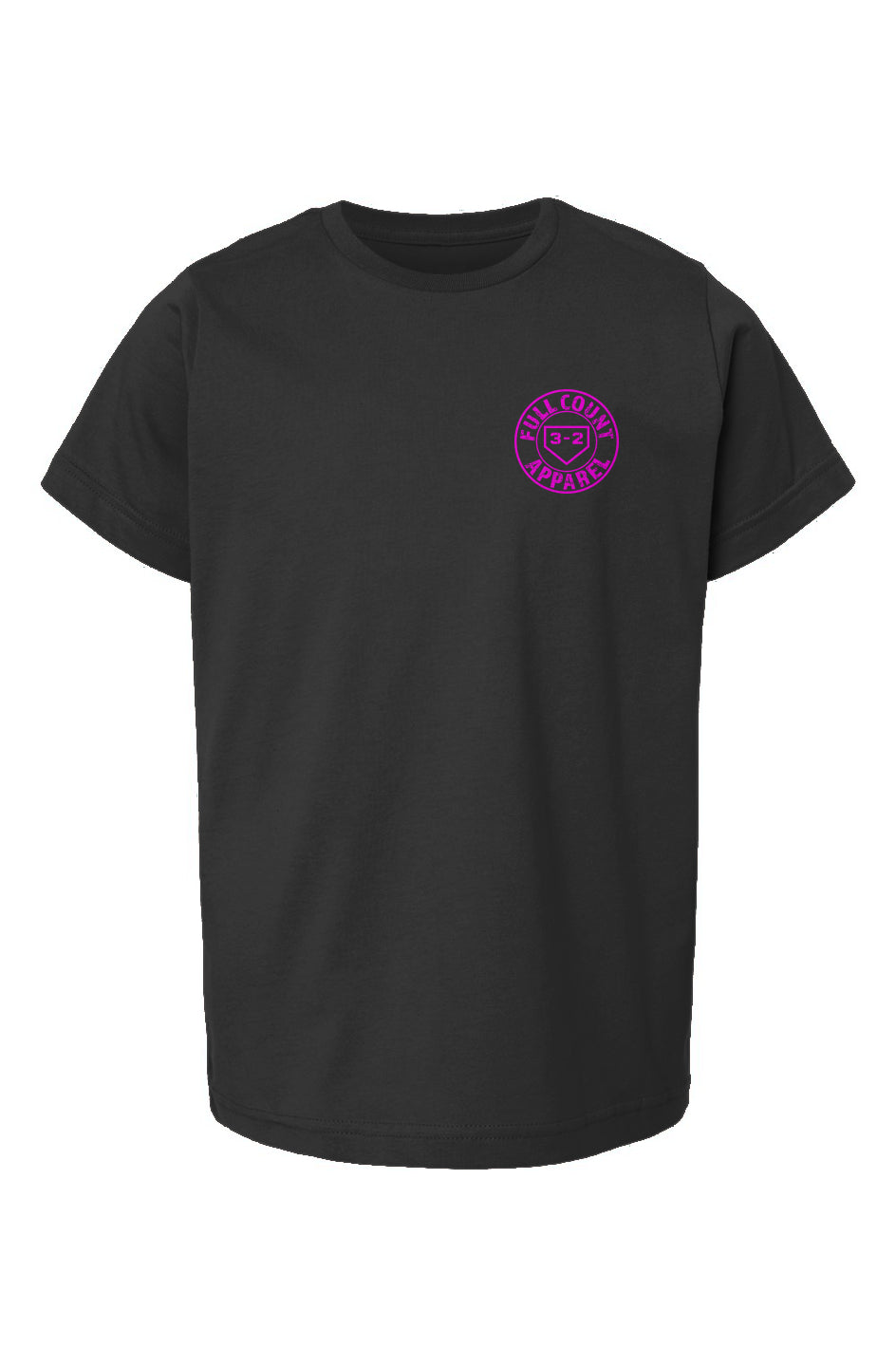 Circle Logo Youth Heavyweight Cotton Tee - Pink