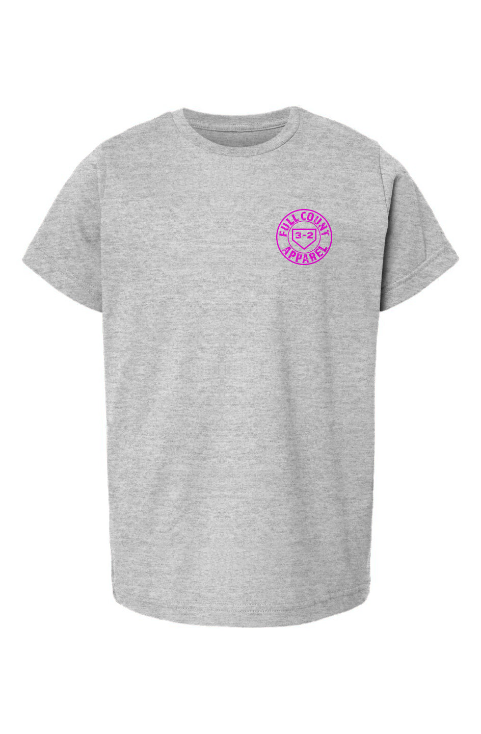 Circle Logo Youth Heavyweight Cotton Tee - Pink