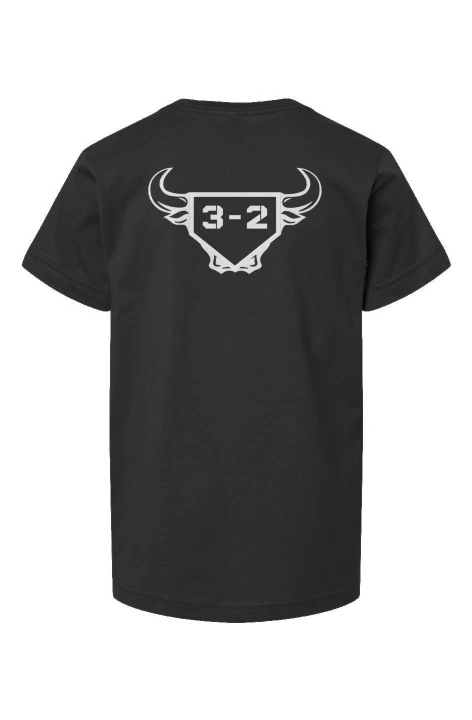 3-2 Bullpen Youth Heavyweight Cotton Tee - White