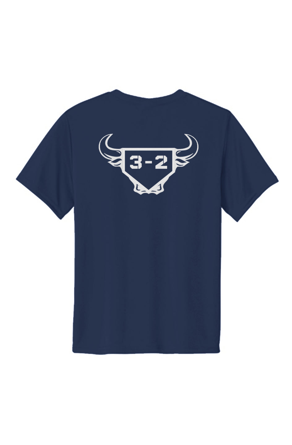 3-2 Bullpen Youth Performance Tee - White