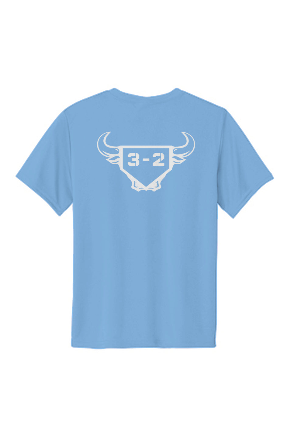 3-2 Bullpen Youth Performance Tee - White