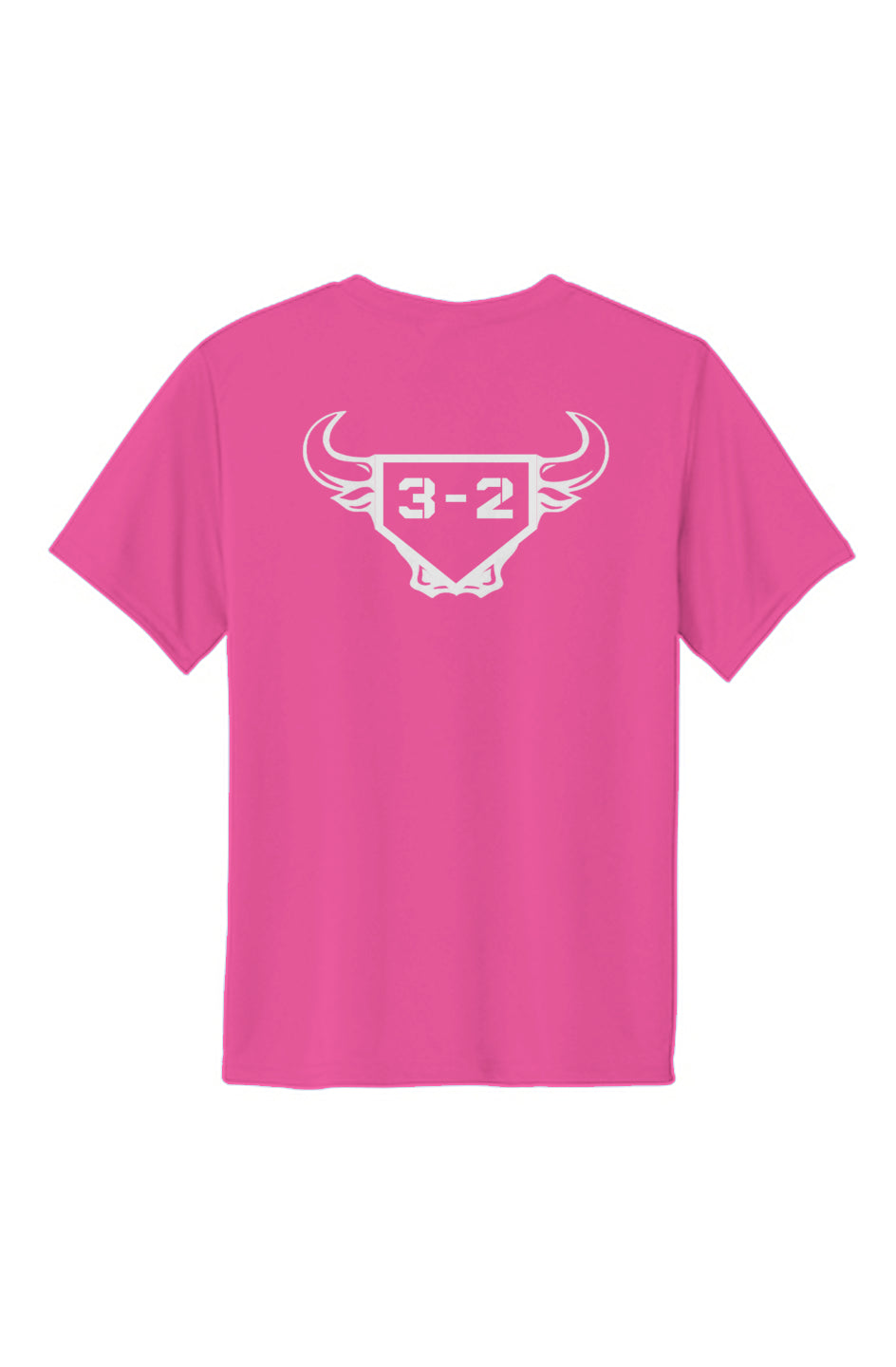 3-2 Bullpen Youth Performance Tee - White