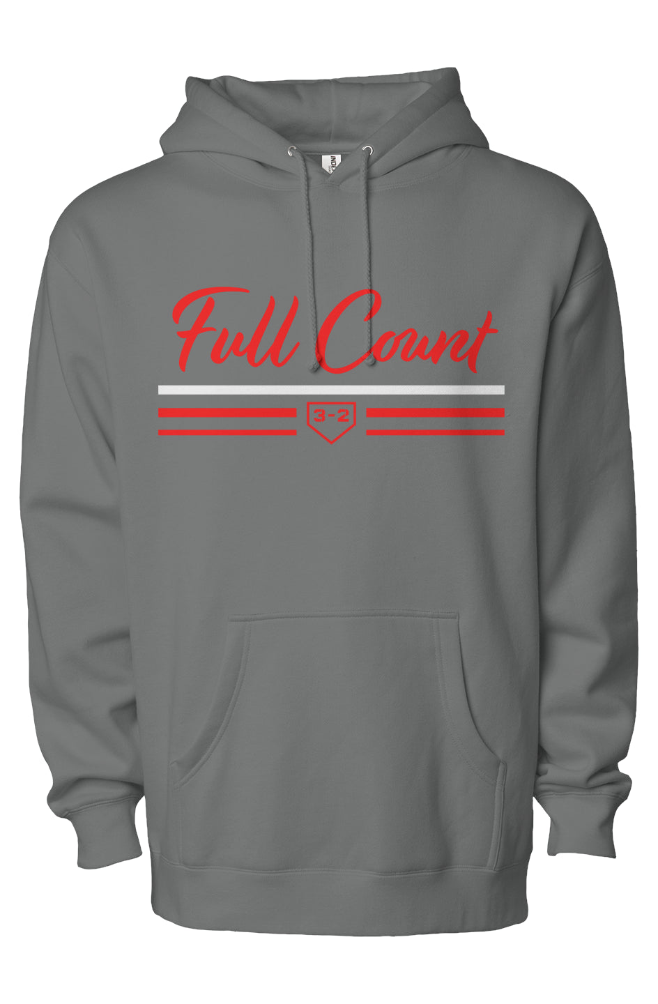 Full Count Bars Heavyweight Pullover Hoodie - Red