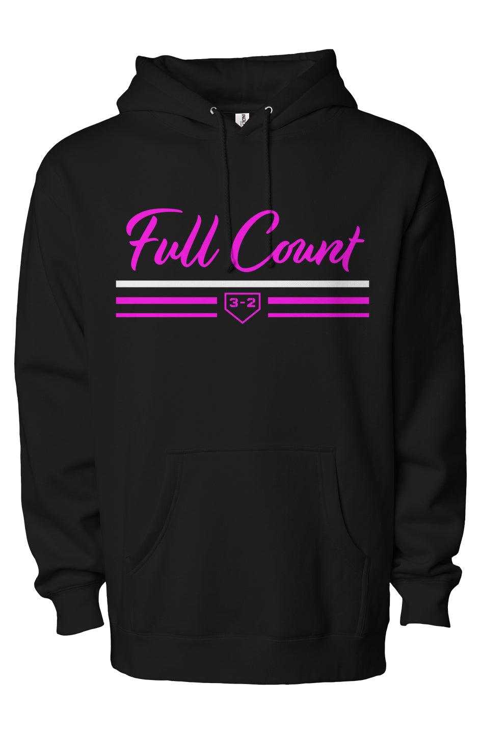 Full Count Bars Heavyweight Pullover Hoodie - Pink